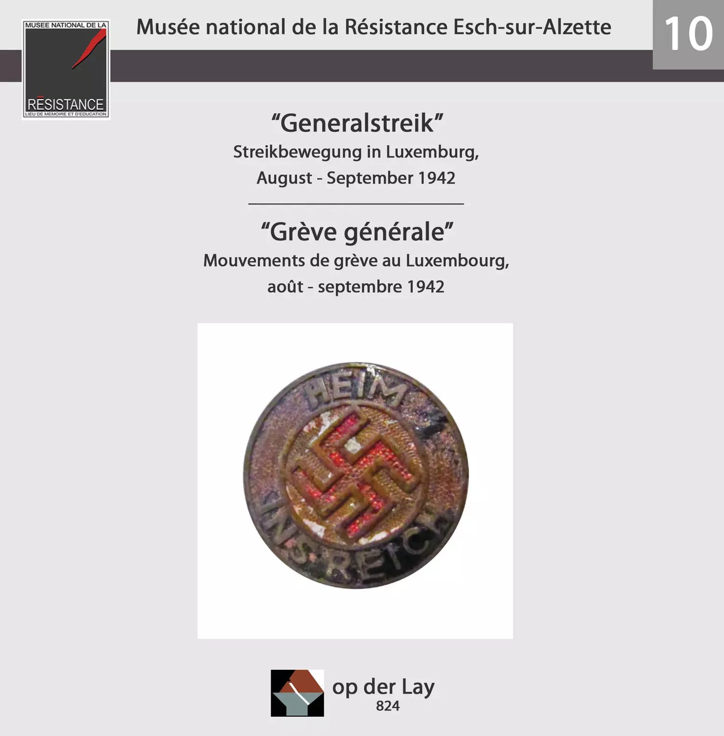 „Generalstreik“ – „Grève générale“